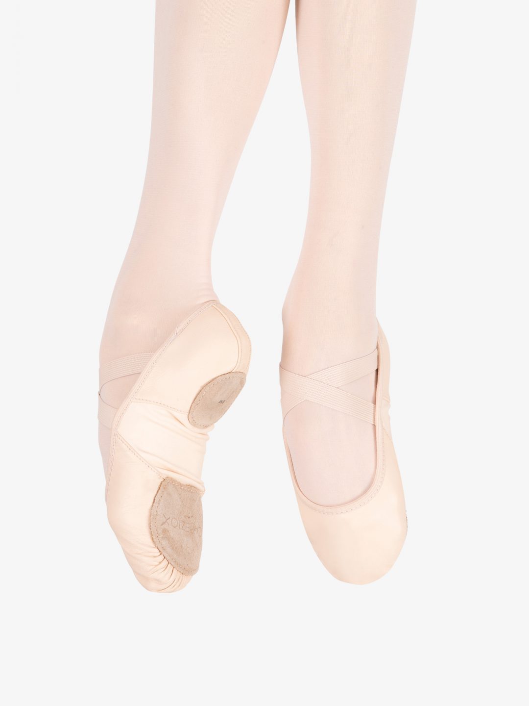 Hanami Youth Split-Sole Leather Ballet Shoe (Light Pink)