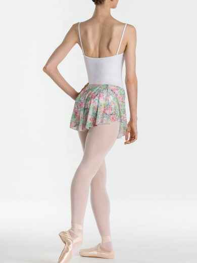 Floral Micromesh Skirt